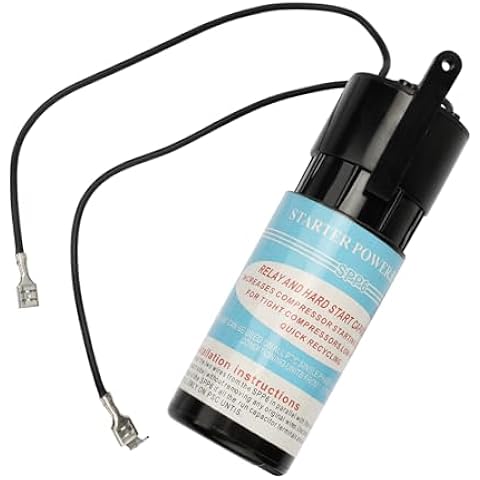 Antoble Hartes Start-Kit SPP6 Relais Startkondensator Relais 1/2HP-10HP erhöht das Drehmoment 500% Pow-R-Pak 120-288V AC Kompressor