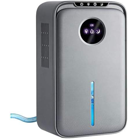 Dehumidifiers for Home, 2.5L Water Tank Small Dehumidifier With Drain Hose for Drying Clothes with 8-12-24HTimer Sleep Mode and Auto Shut Off Defrost,Quiet Dehumidifiers for Bathroom Bedroom Closet RV