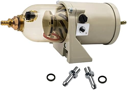maXpeedingrods 500FG 500FH Diesel Fuel Filter Universal Oil Water Separator Kit Fit Marine Boat Trucks