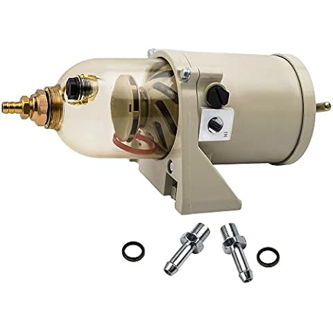 maXpeedingrods 500FG 500FH Diesel Fuel Filter Universal Oil Water Separator Kit Fit Marine Boat Trucks
