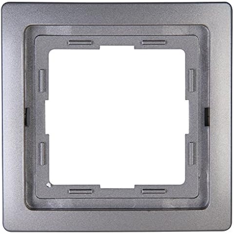 Kopp Venice 400143068 Cover Frame 1 Compartment Pack of 1 Platinum