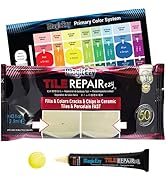 MagicEzy Tile RepairEzy (Yellow) - Ceramic Tile Chip Repair Filler - Porcelain Crack Repair Kit -...