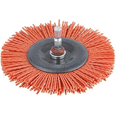 wolfcraft Nylon Wire Wheel Brush, Aggressive I 1502000