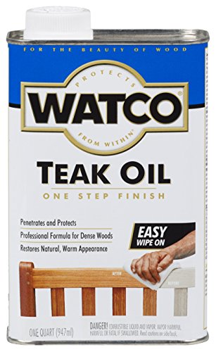 RUST-OLEUM Watco A67141 Teak Oil Finish, Quart RUST-OLEUM Watco A67141 Teak Oil Finish, Quart