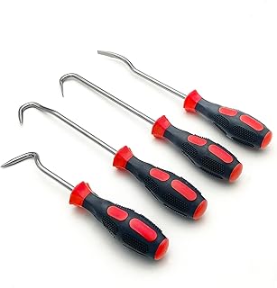 JOYFUL&HOPEFUL Hose Removal Hook Pick Set 4pcs, 10" Hose Hook, Hose Spoon, 8" Hose Remover, Hose Puller Tool for Radiator ...
