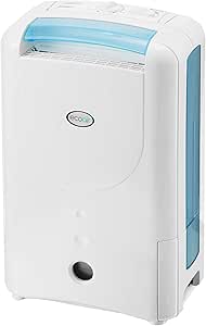 EcoAir DD1 Simple Blue MK3 Desiccant Dehumidifier | Rotary Dial | 7.5 L/Day | Quiet 34dBA | Anti Bacterial Filter | Laundry | 6Kg