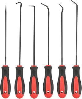 Sponsored Ad – ROTATION Extra Long Precision Hook & Pick Set 6 Piece Set Chrome Vanadium Steel Shaft Hose Seal Removal Too...