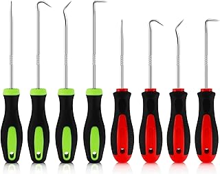 Sponsored Ad – 8 PCS Hook and Pick Set Precision Oil Seal Removal Tool Hooks with Rubber Handle Sturdy Durable 4 Different...