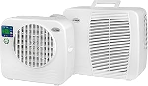 Euromac AC2400 Split Air Conditioning System White, 55 dB, 18.5 cm, 36 cm, 39.5 cm, 375 Watts, White