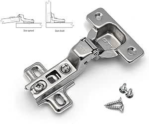 35mm Kitchen Cabinet Cupboard Wardrobe Hinges Flush Door