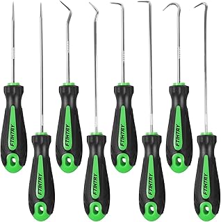 FTIHTRY 8PCS Pick and Hook Set, Precision Automotive Hook Set, Car Auto Oil Seal/O-Ring Seal Gasket Mini Precision Hooks P...