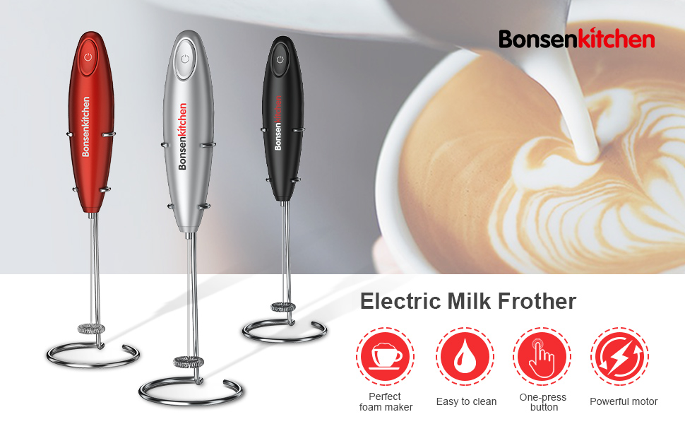 Bonsenkitchen montalatte elettrico