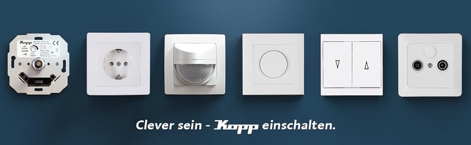 Kopp, electrical installation, electrical material.
