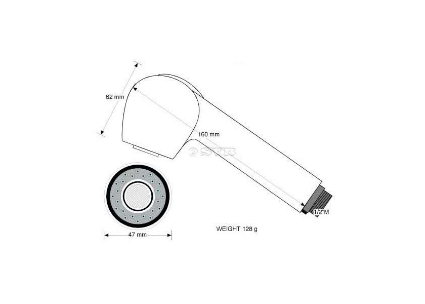 BARKA Single-Lever Mixer Shower Head Image 2 of 5