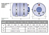 QUICK B3 Water Heater stainless steel 15-80 litre Image 4 of 5