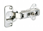 Edelstahl Einbau-Scharnier 19 mm Überstand Bild 1 von 4