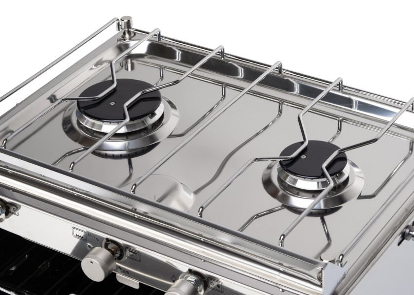 TECHIMPEX MARINER Stainless Steel Gas Stove (DELUXE) 2 burners Image 2 of 15