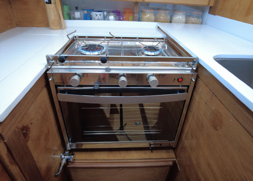 TECHIMPEX MARINER Stainless Steel Gas Stove (DELUXE) 2 burners Image 6 of 15