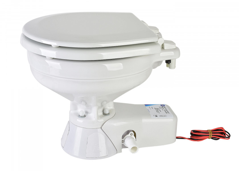JABSCO QUIET FLUSH Compact Marine Toilet Magnetic Valve Image 2 of 11
