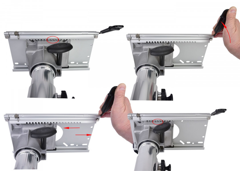Height-Adjustable Chair Table Base, with Seat Plate Image 10 of 13