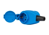 Image of CEE Connector, Angled / with SCHUKO Socket / 3-Pole
