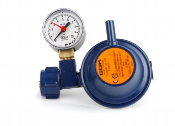 Image of Gas Pressure Regulator 50 mbar / Marine / angled