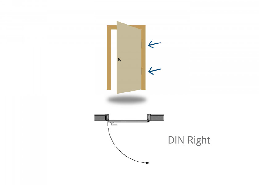 BAVARIA Lock for Access Door DIN Right Image 4 of 4