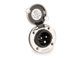 Shore Power Plug Inlet / MP16 / stainless steel