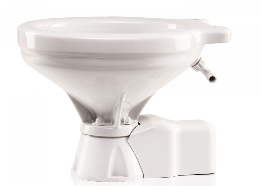 JOHNSON PUMP AquaT Silent Electric On-Board Toilet 12 V comfort size seawater pump Image 6 of 11