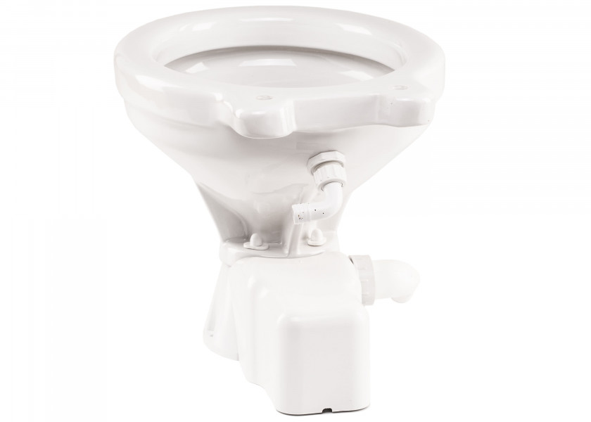 JOHNSON PUMP AquaT Silent Electric On-Board Toilet 12 V comfort size seawater pump Image 7 of 11