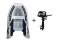 PRO ADVENTURE 240 + MERCURY F3.5M Inflatable Boat Set / dark bluePreview image