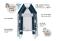 PEARL 260 Inflatable Boat / air floor / 3 people / 2.62 mPreview image