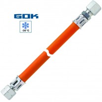 Mitteldruckschlauch G 1/4 LH-ÜM x RVS 8