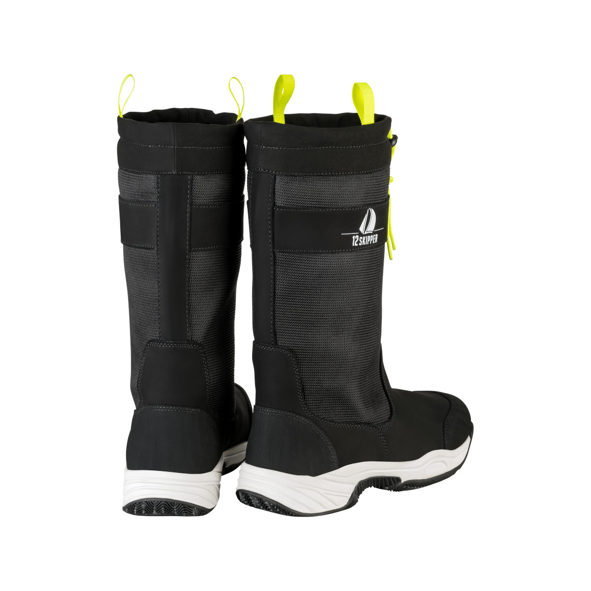 DEAL: 12skipper Drake Segelstiefel Unisex schwarz, Größe 46