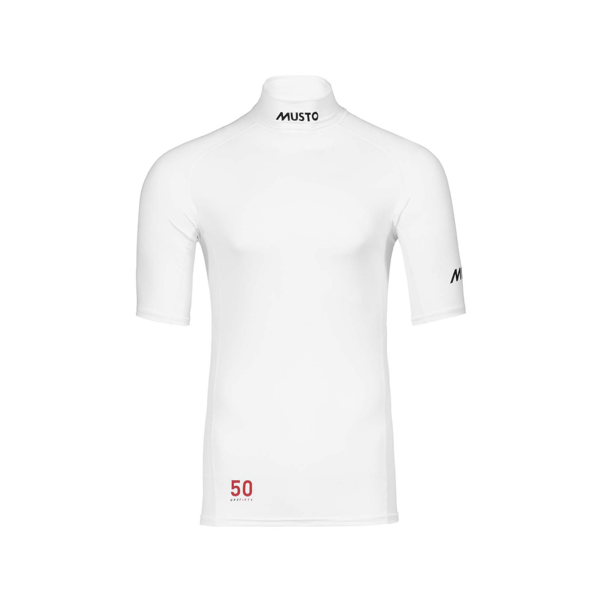 Musto Championship Rash Guard Shortsleeve Herren weiß