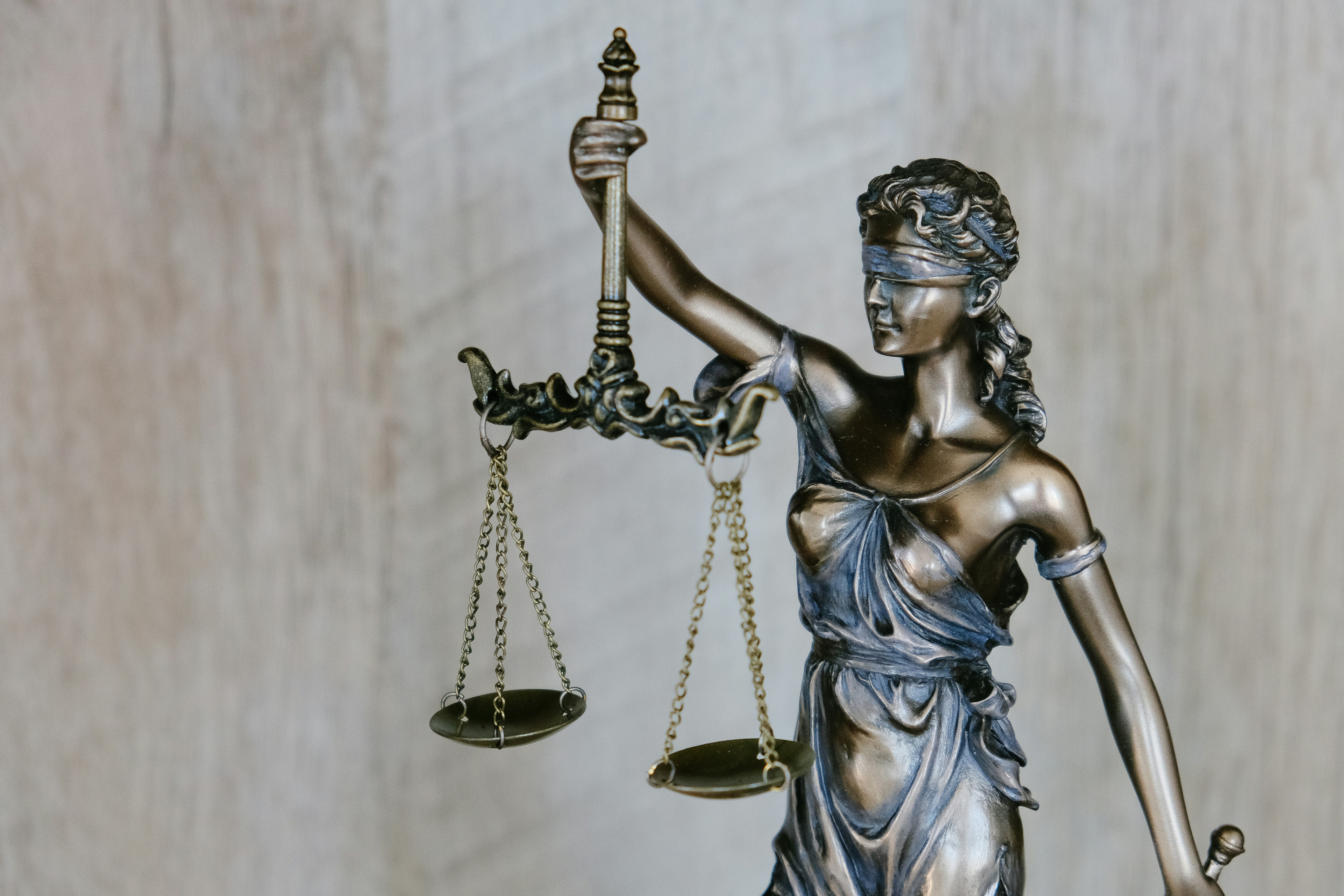 Bild von Statue von Justitia