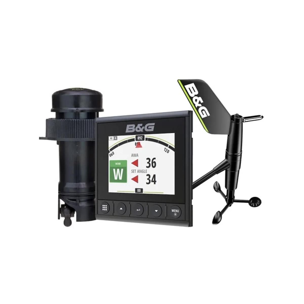 B&G Triton² Geschwindigkeits-, Tiefen- und Windpaket