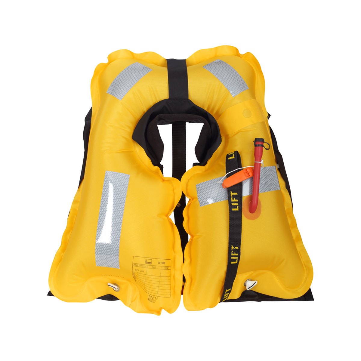 SALE: Secumar Ultra 170 Harness Automatik-Rettungsweste 165N mit Lifebelt, grau-schwarz