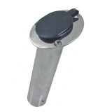 Angelrutenhalter m. Gummikappe Edelstahl V2A AISI 304