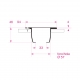 R 81/1 e R 84/1: Weight 31 g – Size in mm