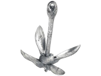 Talamex Galvanised Folding Grapnel Anchor