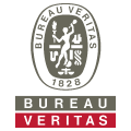 Talurit® The image shows the logo of Bureau Veritas. It features an oval crest with a figure holding a torch and a shield, surrounded by the text "Bureau Veritas 1828". Below the crest are the words "BUREAU VERITAS" in uppercase letters against a red and gray background, emphasizing its integrity in fields like wire rope equipment. © Copyright Talurit AB. All rights reserved.